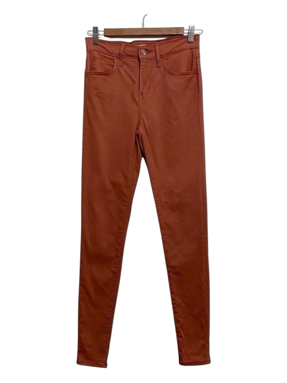 LEVIS 720 high rise super skinny jeans 25 orange tangerine automn high Waisted